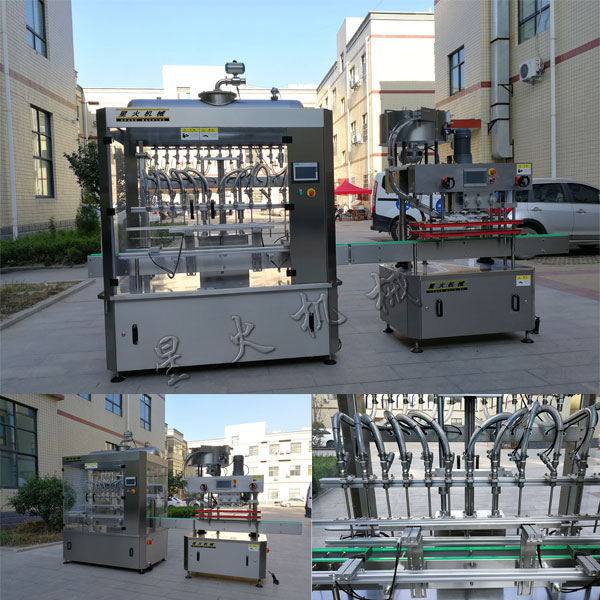 全自動草莓醬醬狀灌裝機-草莓醬灌裝生產線廠房實拍