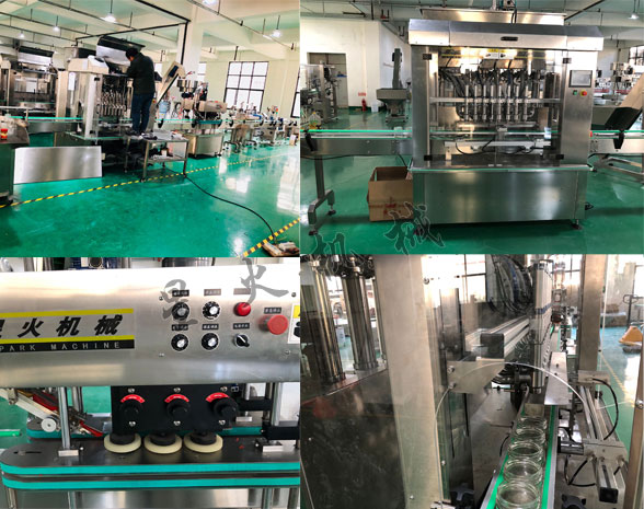 果醬醬狀灌裝機生產線-全自動果醬灌裝生產線實拍