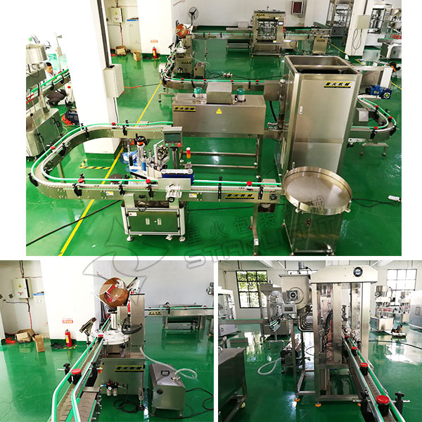 小型番茄醬灌裝機設備-自動化醬狀灌裝生產線實拍圖