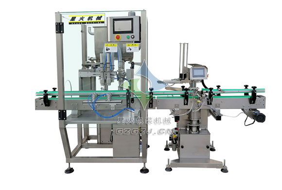 顆粒醬料全自動定量灌裝機產品圖